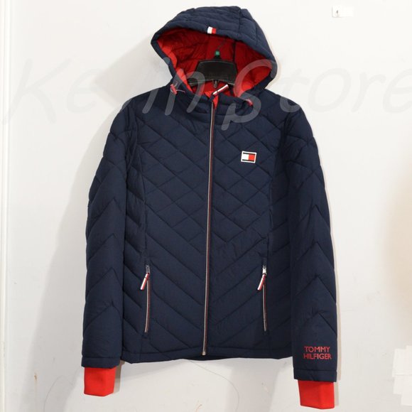 NWT NAVY Tommy Hilfiger Ladies' Packable Jacket - Picture 2 of 12